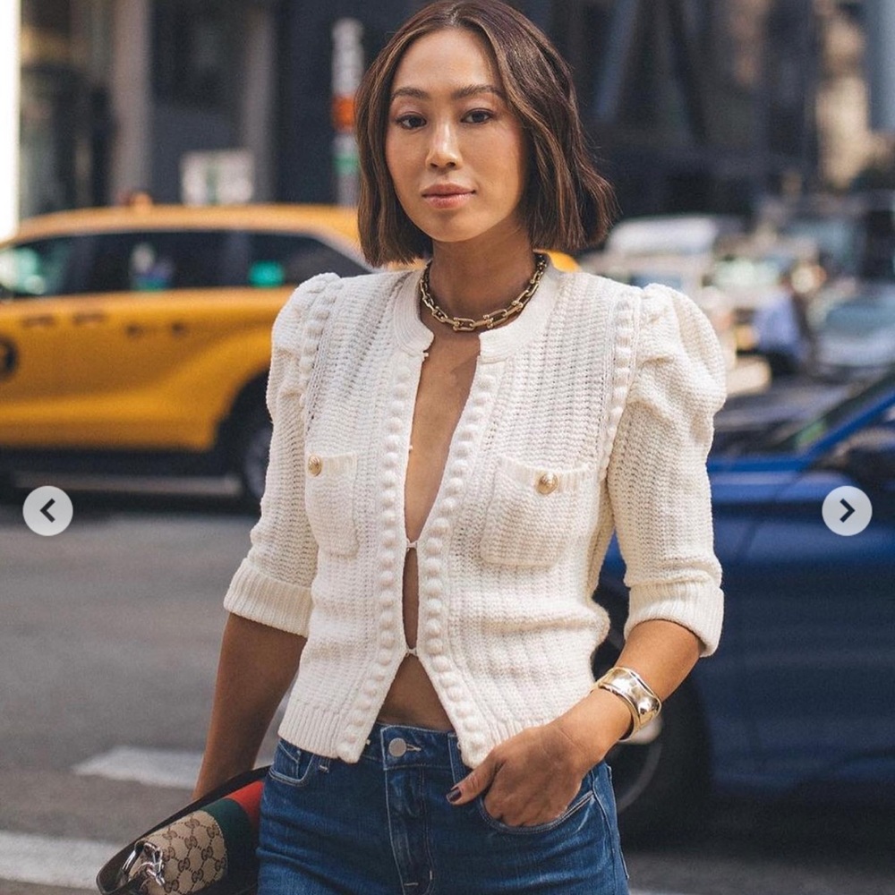 L’ agence cotton cardigan